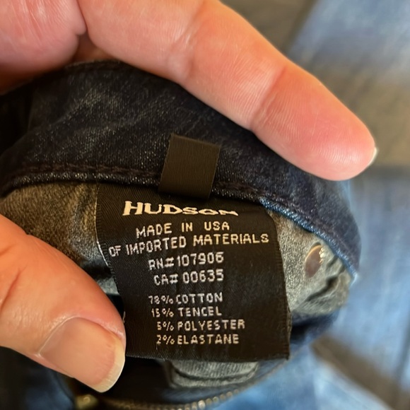 HUDSON FERRIS MIDRISE FLARE STRETCH JEANS 25 - Picture 2 of 8